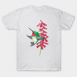 Lil Red Humming Bird T-Shirt